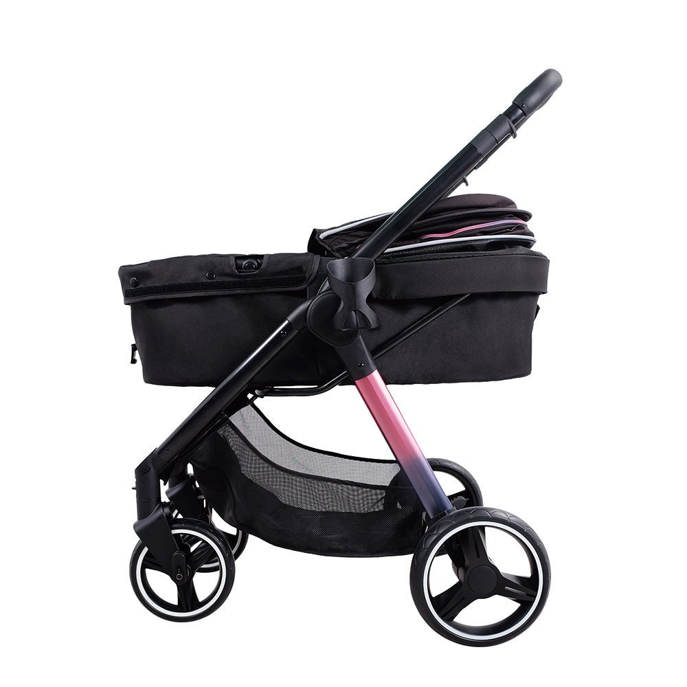 Retro Luxe Pet Stroller For Pets Up To 30kg - Prism Black - House Of Pets Delight (HOPD)