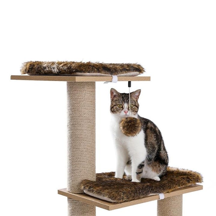 Retro TV Wooden Cat Tower - House Of Pets Delight (HOPD)