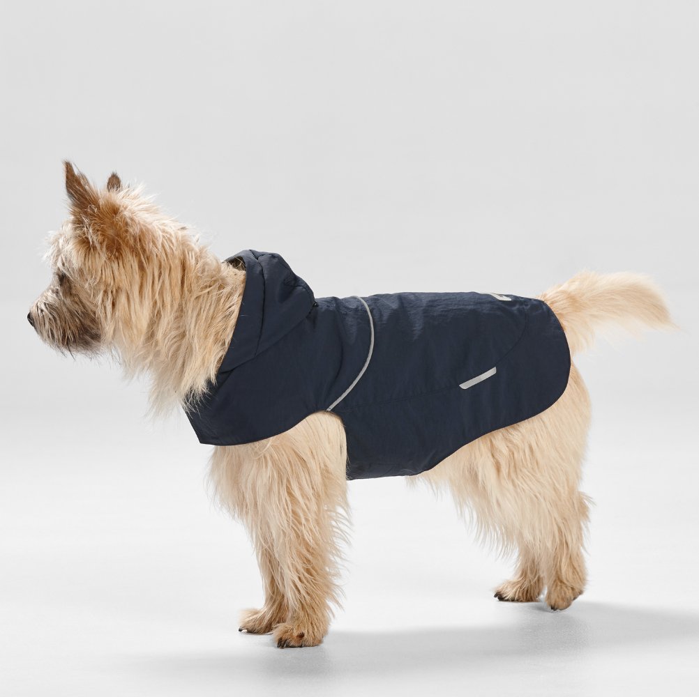 Ripstop Dog Raincoat with Hood in Navy - House Of Pets Delight (HOPD)