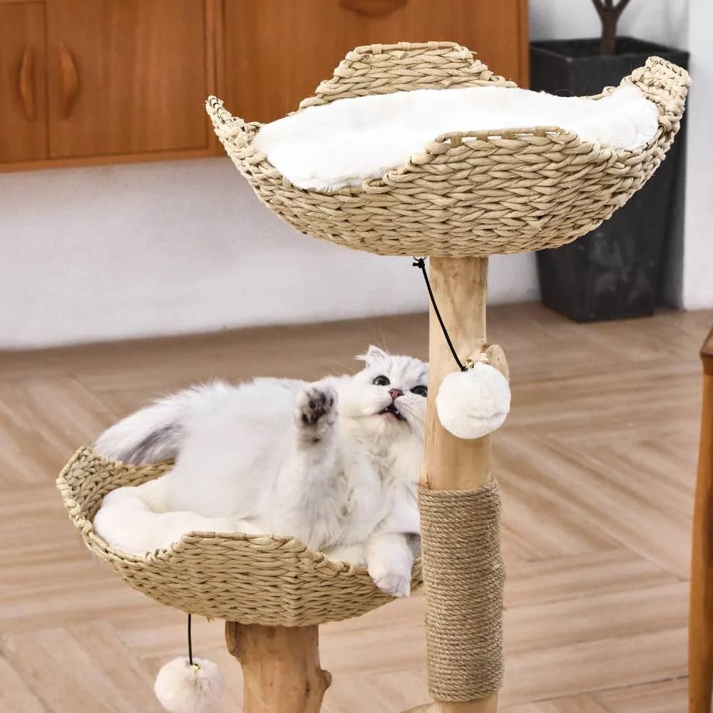 Selected Real Wood Cat Tree - Large - House Of Pets Delight (HOPD)