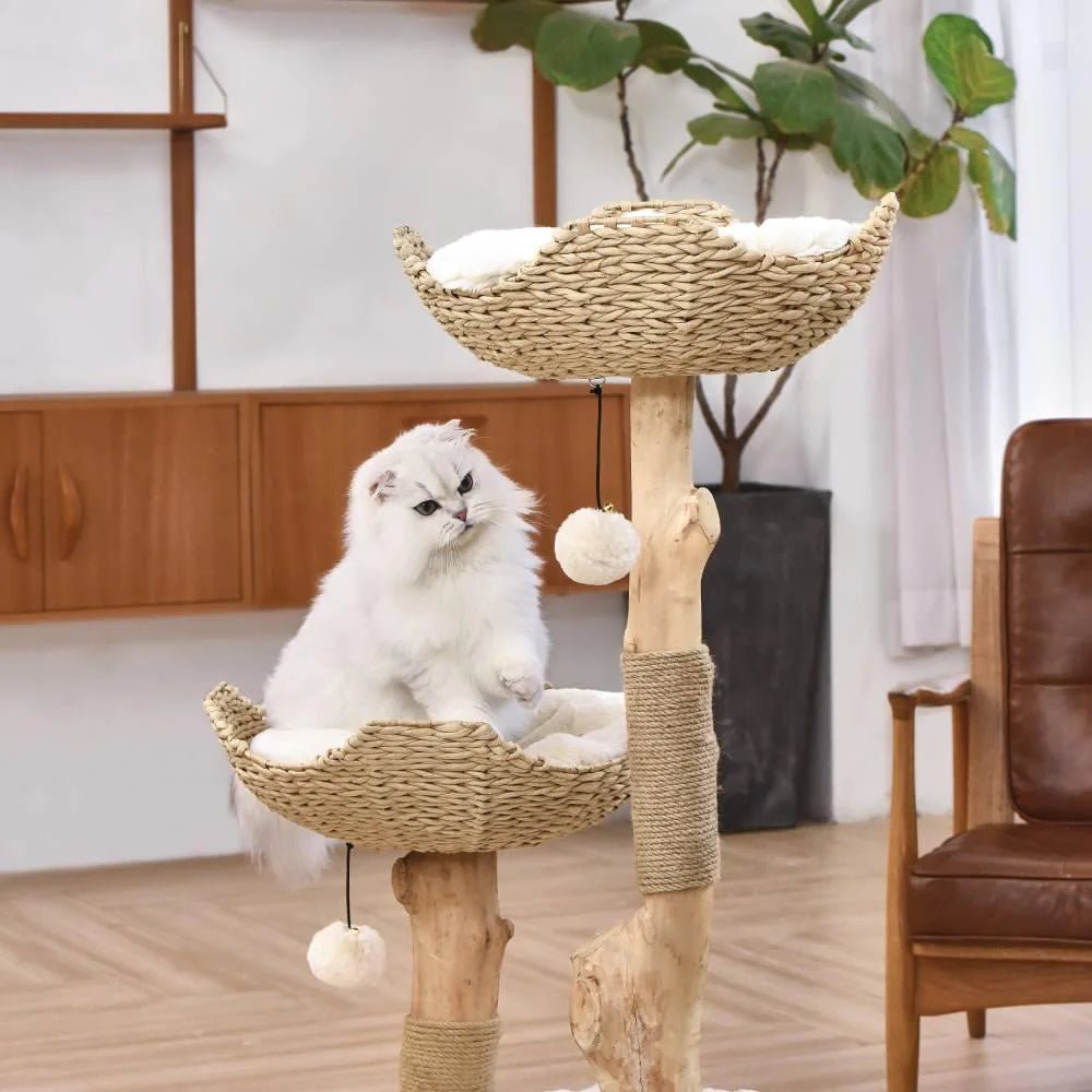 Selected Real Wood Cat Tree - Large - House Of Pets Delight (HOPD)