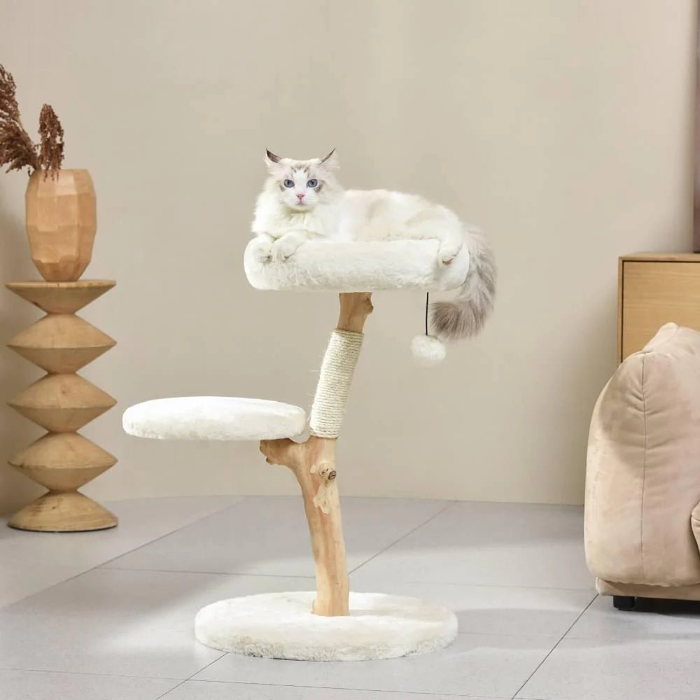 Selected Real Wood Cat Tree - Small - House Of Pets Delight (HOPD)