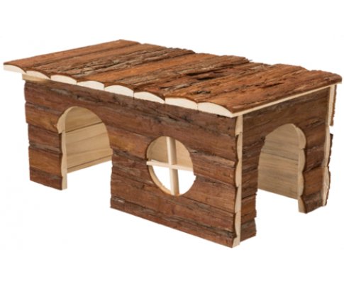Small Animal Wooden Hideout House - House Of Pets Delight (HOPD)