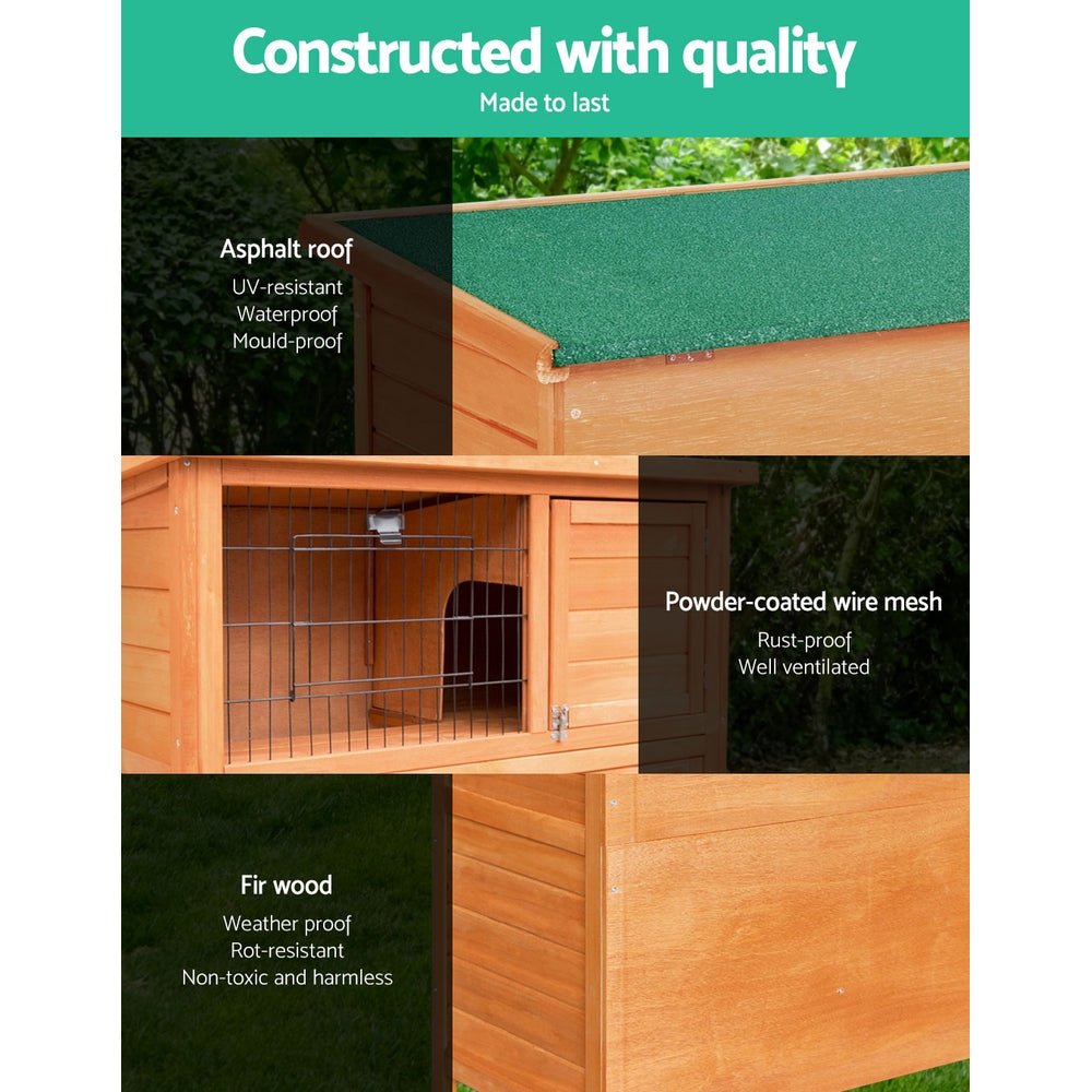 Small Pet Rabbit Hutch - House Of Pets Delight (HOPD)