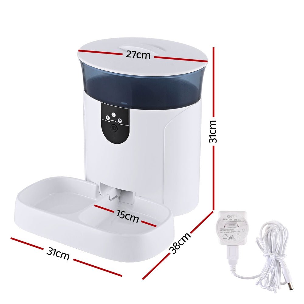 Smart Wifi Pet Automatic Pet Feeder Dispenser 7L - Wifi + Camera - House Of Pets Delight (HOPD)