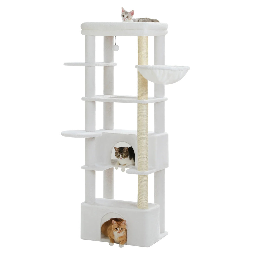 Snow Flake - 170cm Cat Tree Tower Condo - House Of Pets Delight (HOPD)