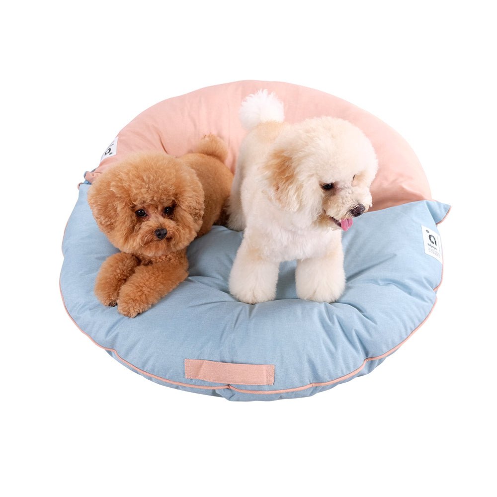 Snuggler Pet Nook – Playful Peach - House Of Pets Delight (HOPD)