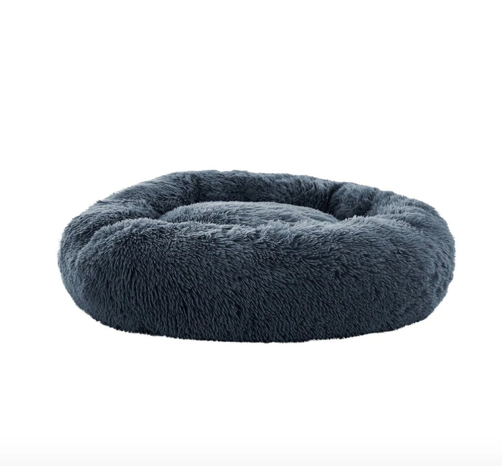 Soothing Calming Donut Pet Bed in Dark Grey - House Of Pets Delight (HOPD)