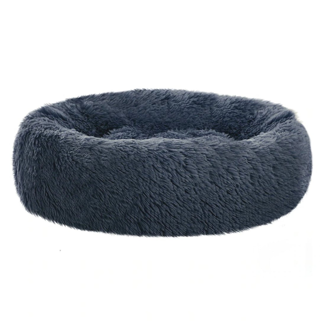 Soothing Calming Donut Pet Bed in Dark Grey - House Of Pets Delight (HOPD)