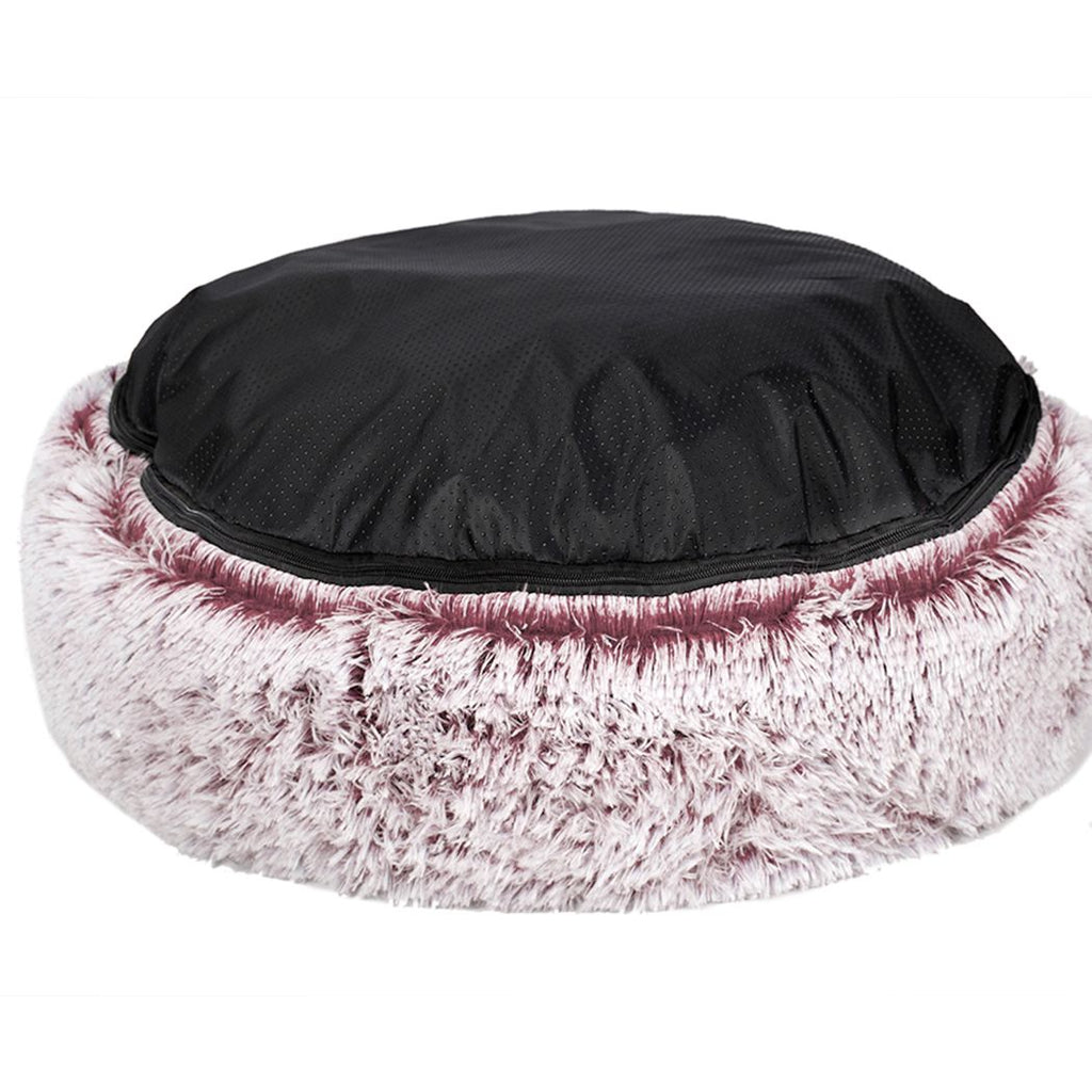 Soothing Calming Donut Pet Bed in Pink - House Of Pets Delight (HOPD)