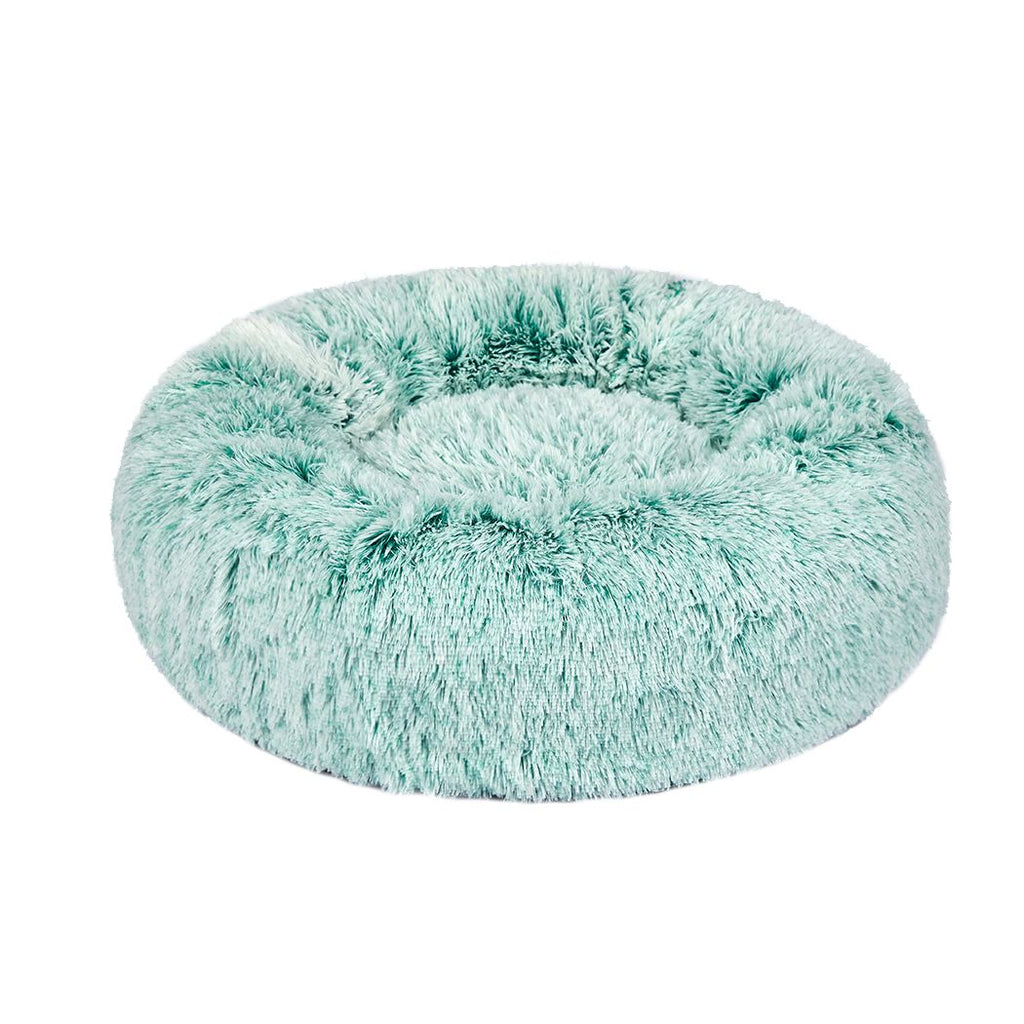 Soothing Calming Donut Pet Bed in Teal - House Of Pets Delight (HOPD)