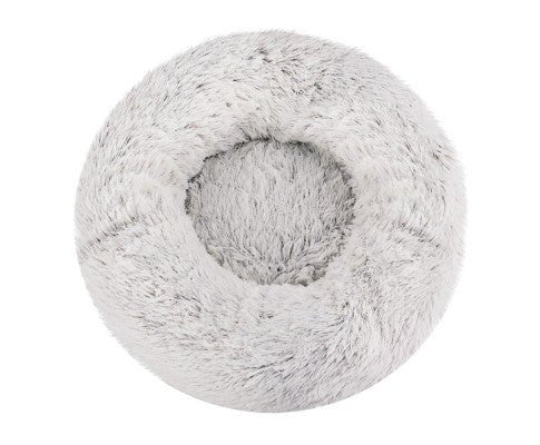 Soothing Calming Donut Pet Bed in White - House Of Pets Delight (HOPD)
