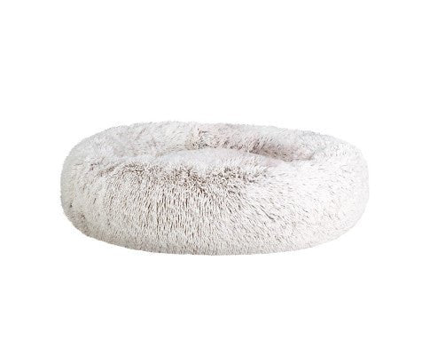 Soothing Calming Donut Pet Bed in White - House Of Pets Delight (HOPD)