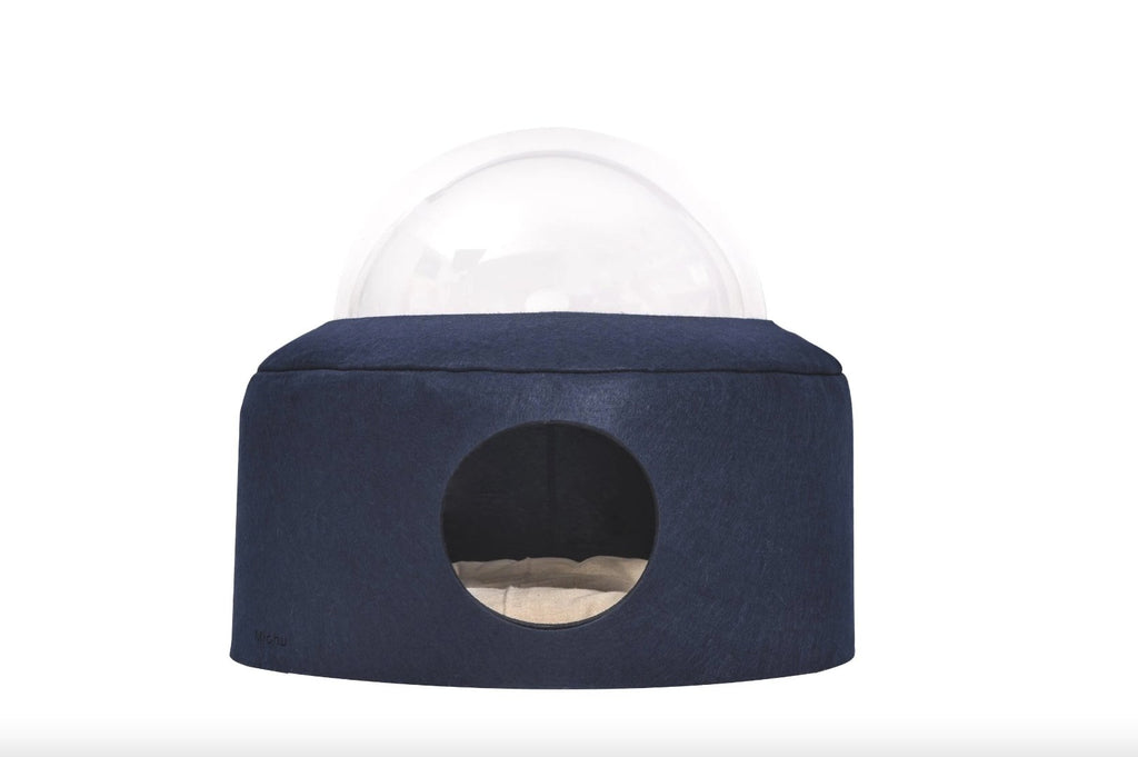 Space Capsule Cat Bed in Navy - House Of Pets Delight (HOPD)