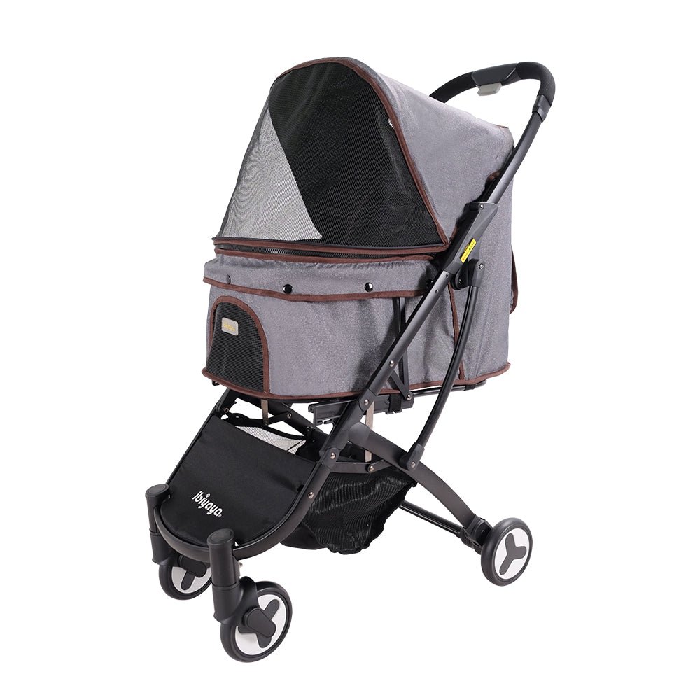 Speedy Fold Pet Buggy – Grey Denim - House Of Pets Delight (HOPD)