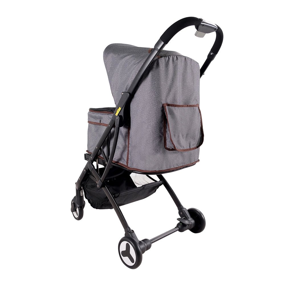 Speedy Fold Pet Buggy – Grey Denim - House Of Pets Delight (HOPD)