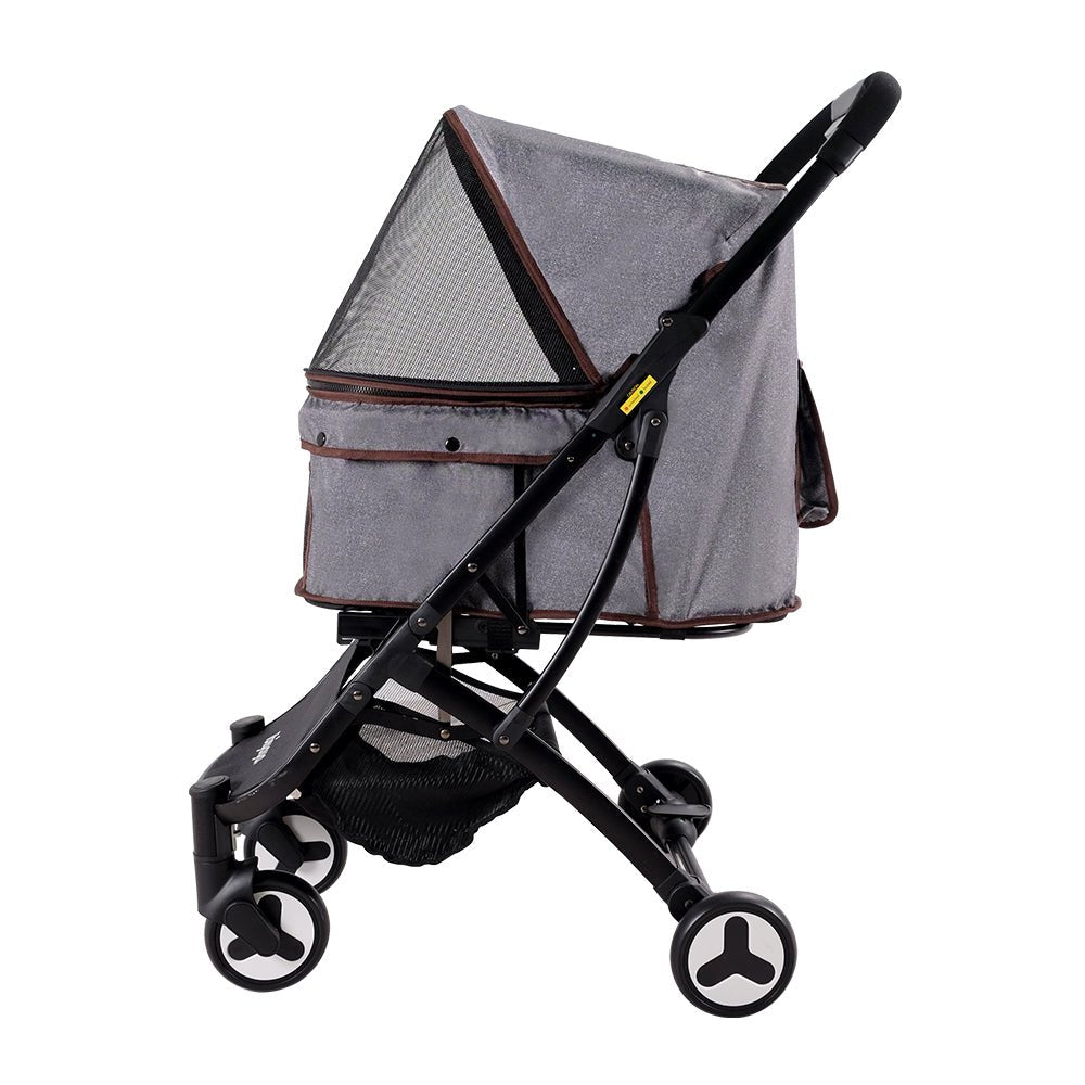 Speedy Fold Pet Buggy – Grey Denim - House Of Pets Delight (HOPD)