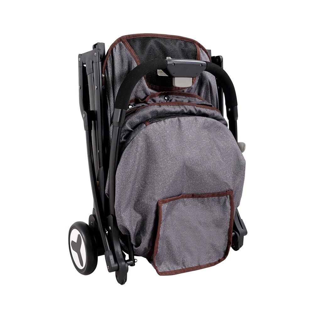 Speedy Fold Pet Buggy – Grey Denim - House Of Pets Delight (HOPD)