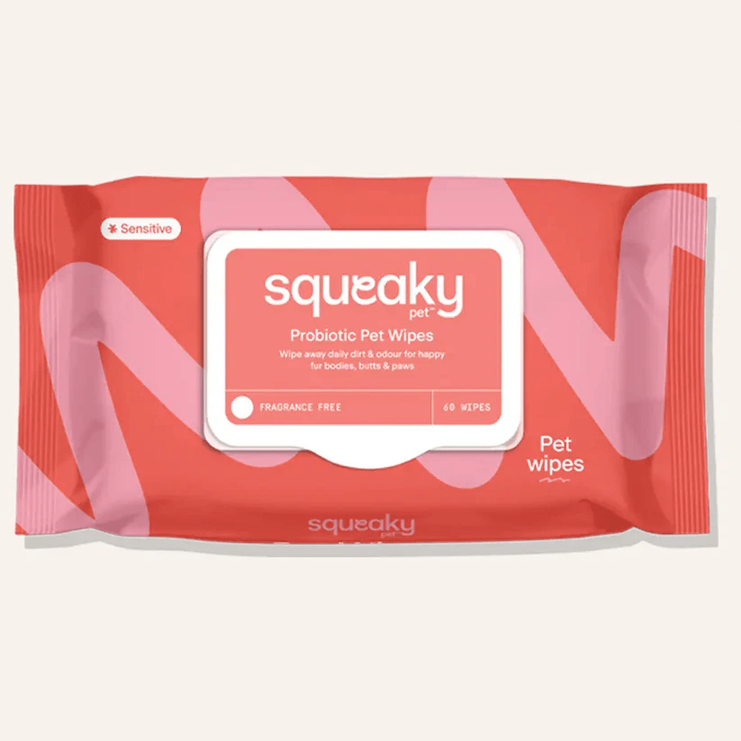 Squeaky – Probiotic Pet Wipes – Sensitive - House Of Pets Delight (HOPD)