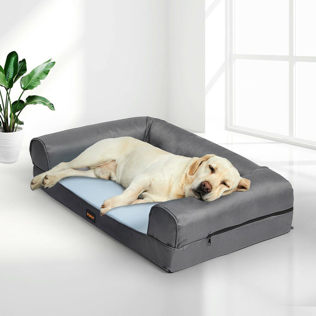 Summer Cooling Insect Prevention Dog Bed Sofa - Grey - House Of Pets Delight (HOPD)