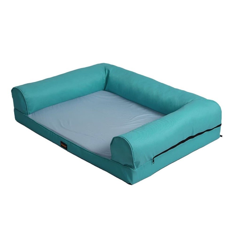 Summer Cooling Insect Prevention Dog Bed Sofa - Teal - House Of Pets Delight (HOPD)