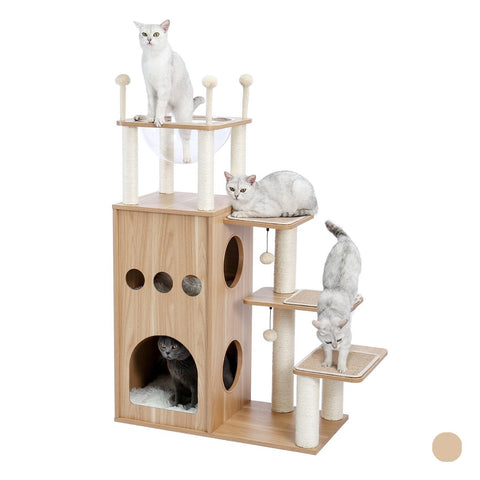 The Castle Deluxe Cat Tower Condo With Large Space Capsule Nest House Of Pets Delight HOPD