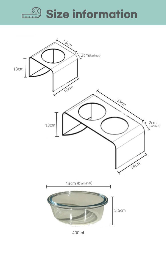 The Holographic Aurora Elevated Pet Feeding Table (PREORDER) - House Of Pets Delight (HOPD)