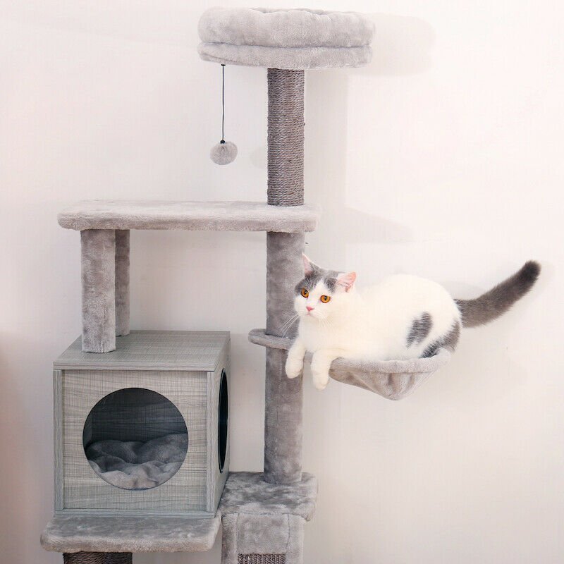 The Modern Tower House Cats Condo - House Of Pets Delight (HOPD)