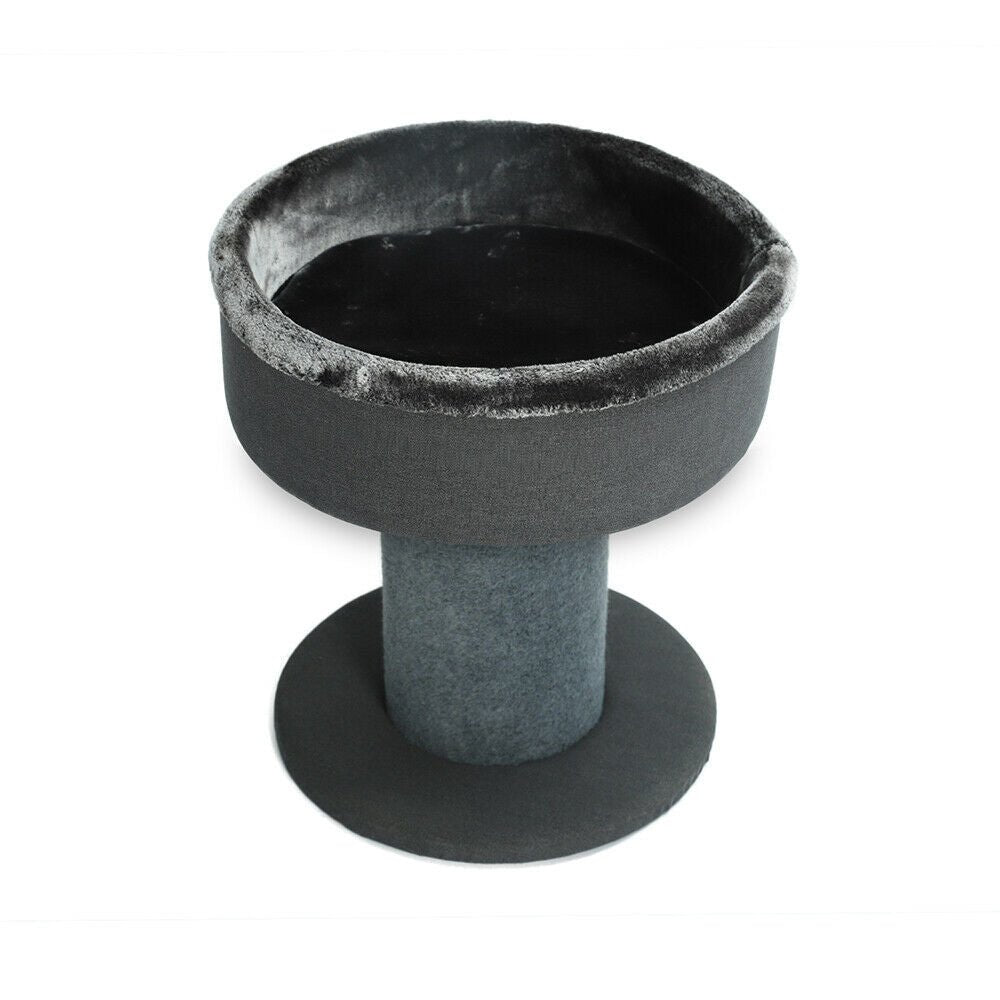 The Perch Cat Bed in Dark Grey - House Of Pets Delight (HOPD)