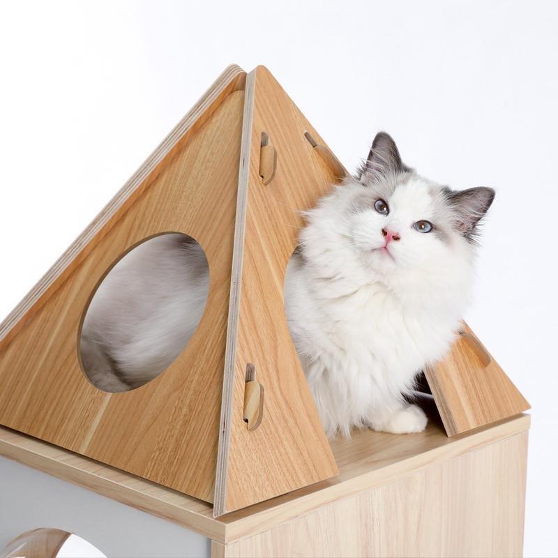 The Rocket Cat Tree Scratching Post Condo - House Of Pets Delight (HOPD)