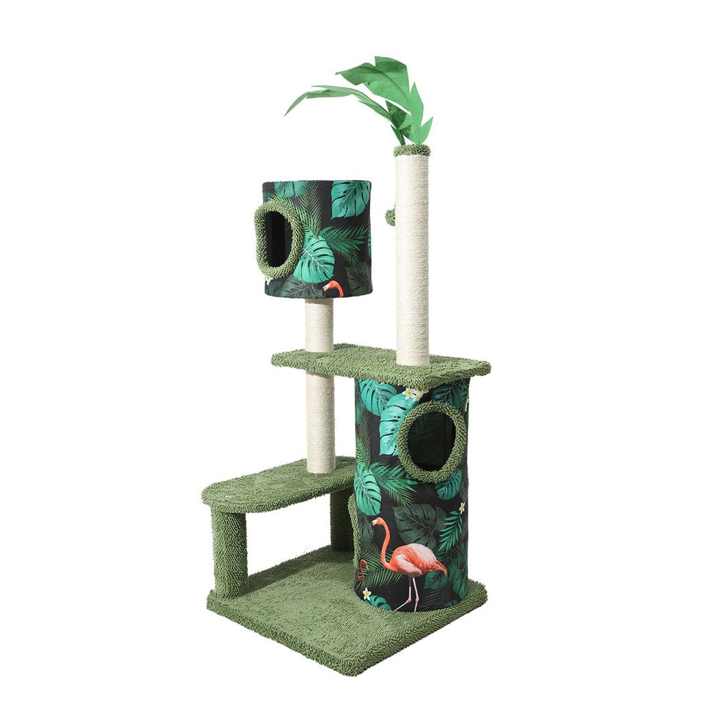 The Tropical Cat Tower Condo - House Of Pets Delight (HOPD)