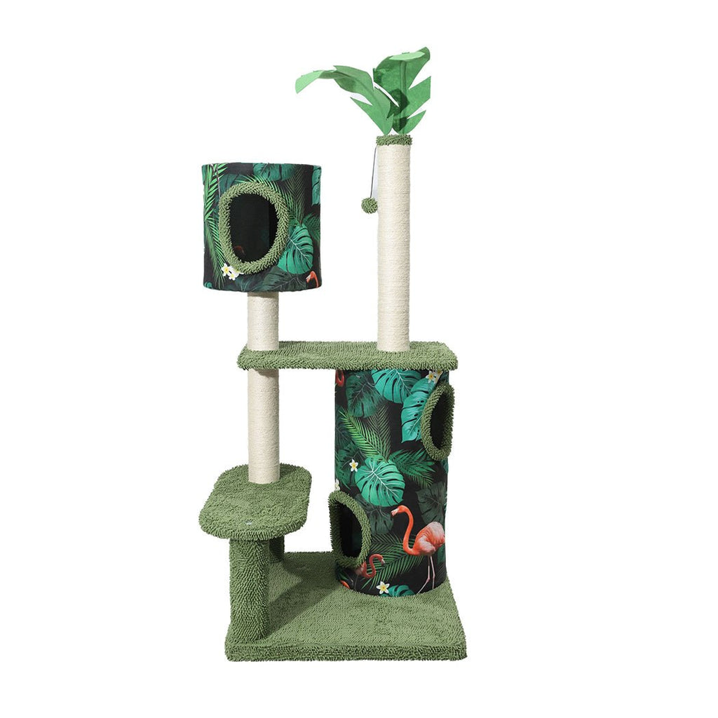 The Tropical Cat Tower Condo - House Of Pets Delight (HOPD)