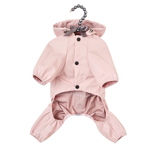 The Waterproof Reflective Dog Raincoat - Dusty Pink - House Of Pets Delight (HOPD)