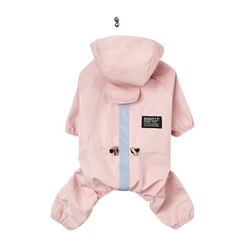 The Waterproof Reflective Dog Raincoat - Dusty Pink - House Of Pets Delight (HOPD)