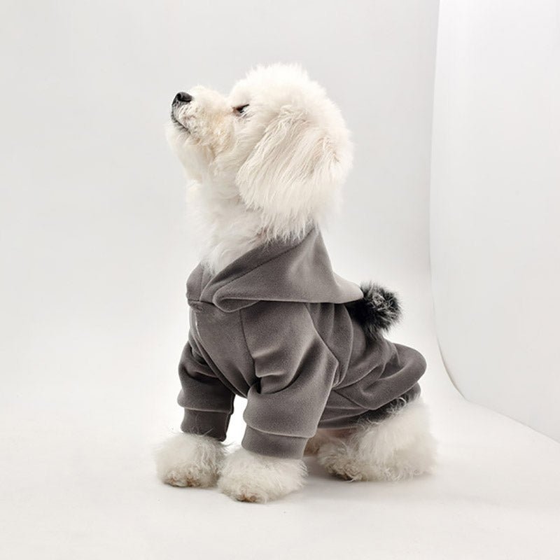 Thick Cotton Pom Pom Pet Hoodie - House Of Pets Delight (HOPD)