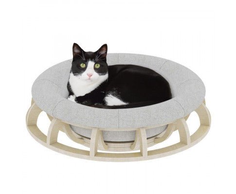 Timber Gyro Cat Nest Bed - House Of Pets Delight (HOPD)