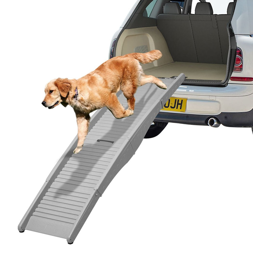 Travel Foldable Portable Lightweight Dog Ramp - Grey - House Of Pets Delight (HOPD)