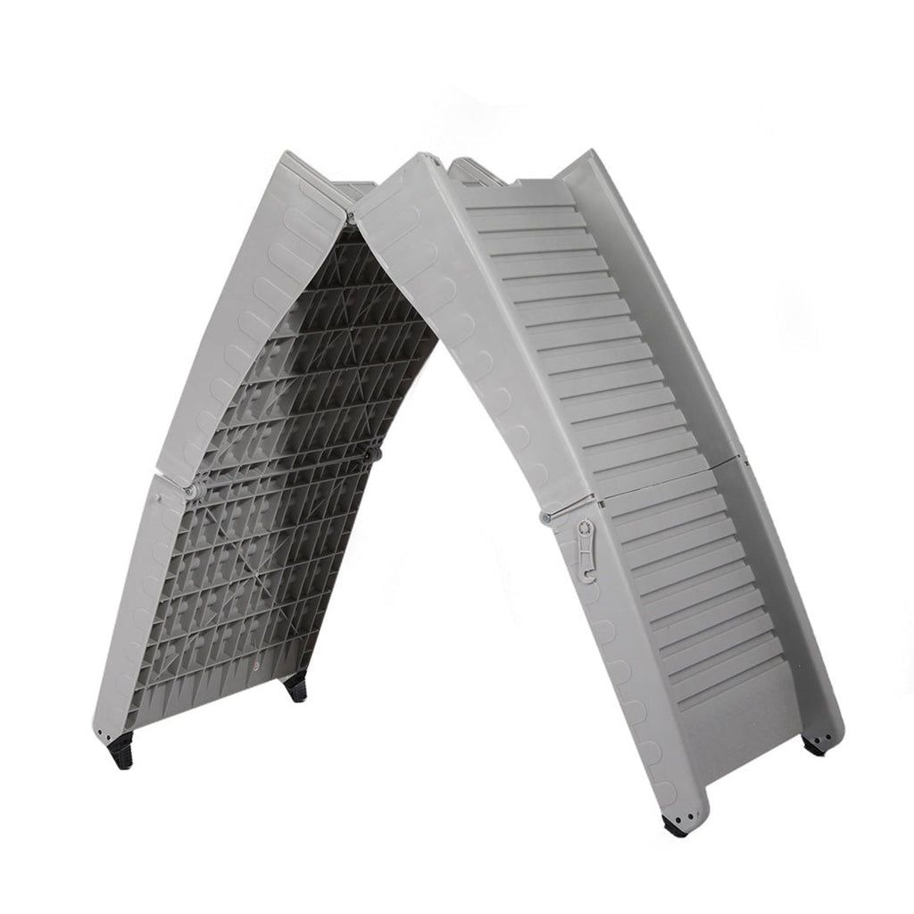 Travel Foldable Portable Lightweight Dog Ramp - Grey - House Of Pets Delight (HOPD)