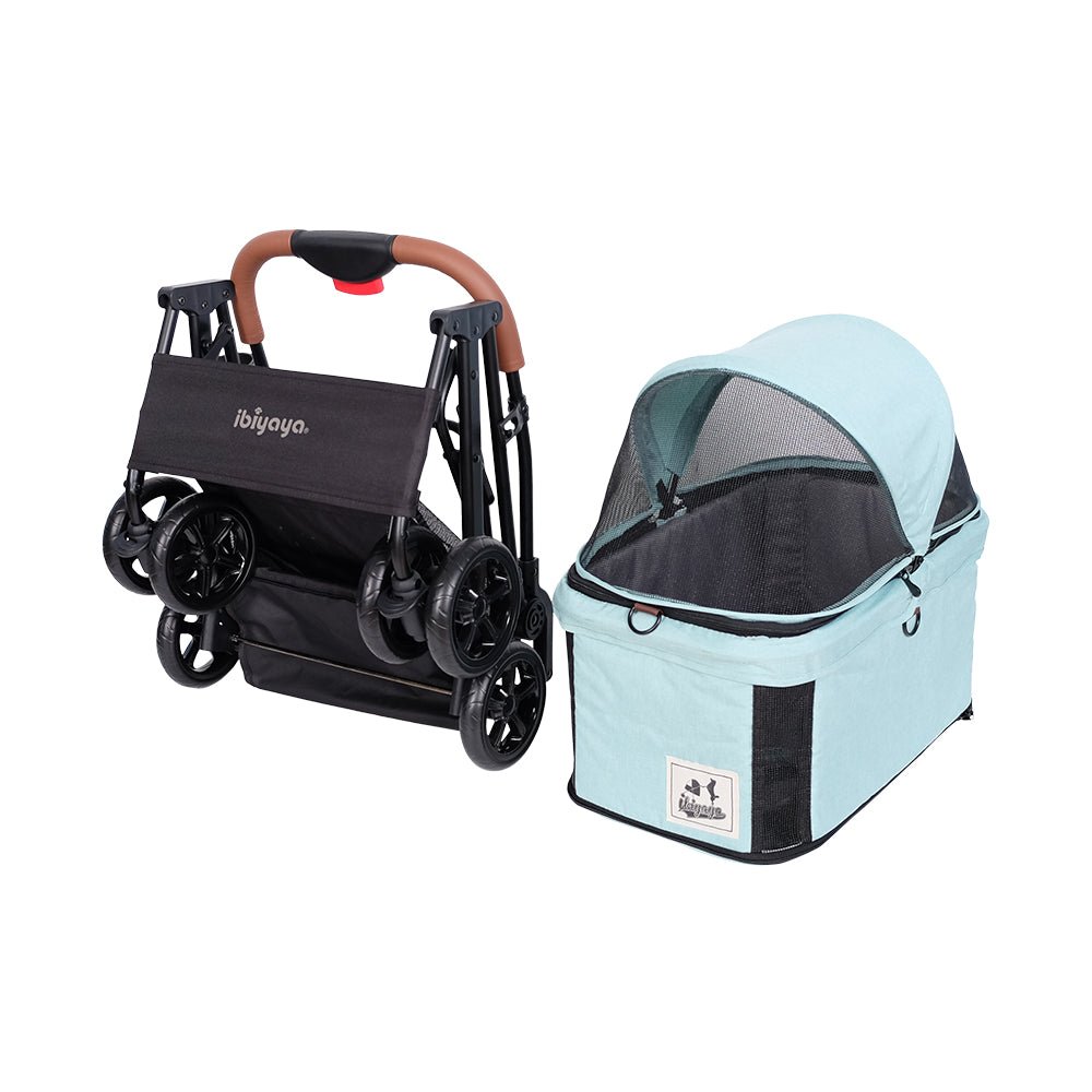 Travois Tri - fold Pet Travel System – Spearmint - House Of Pets Delight (HOPD)