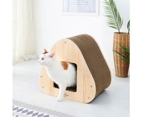 Triangle Cat Scratcher Sofa Pet Bed - House Of Pets Delight (HOPD)