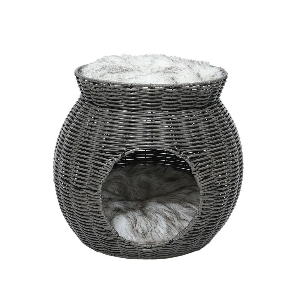Wicker Cat Bed Nest - House Of Pets Delight (HOPD)
