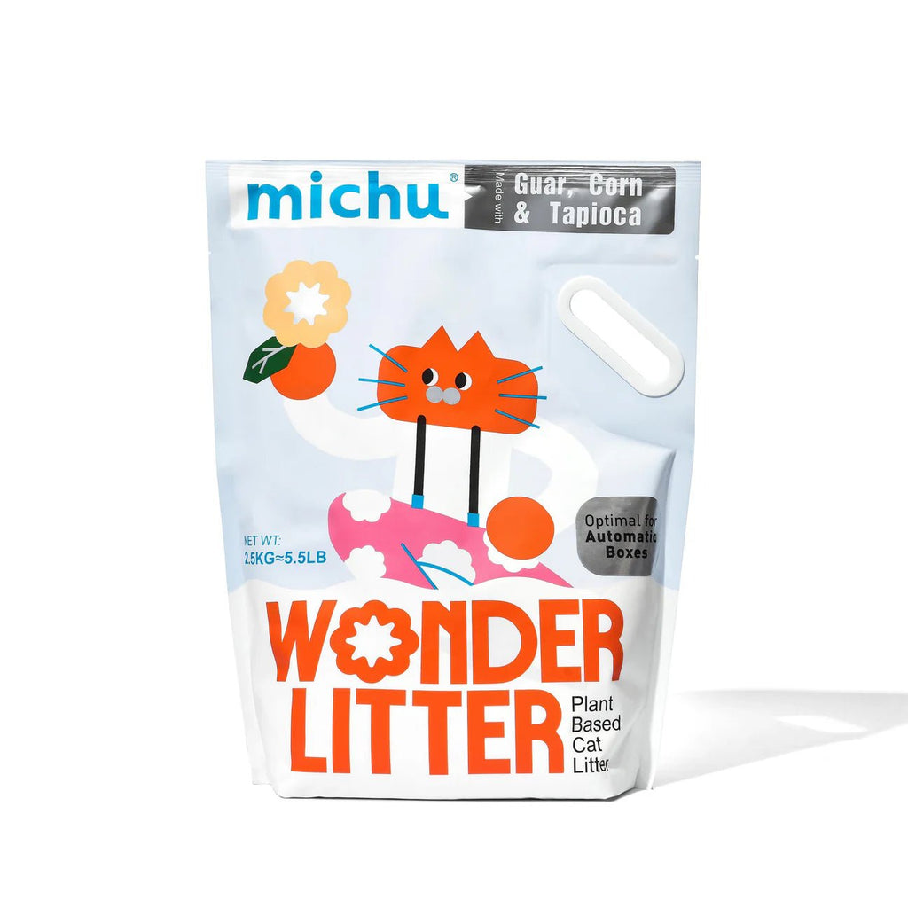 Wonder Litter - Plant - Based & Auto - Box Friendly 2.5kg/6L - House Of Pets Delight (HOPD)