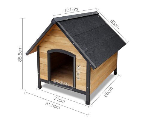 Wooden Dog Kennel - Extra Large - House Of Pets Delight (HOPD)