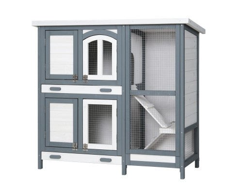 Wooden Small Animal Hutch House - House Of Pets Delight (HOPD)