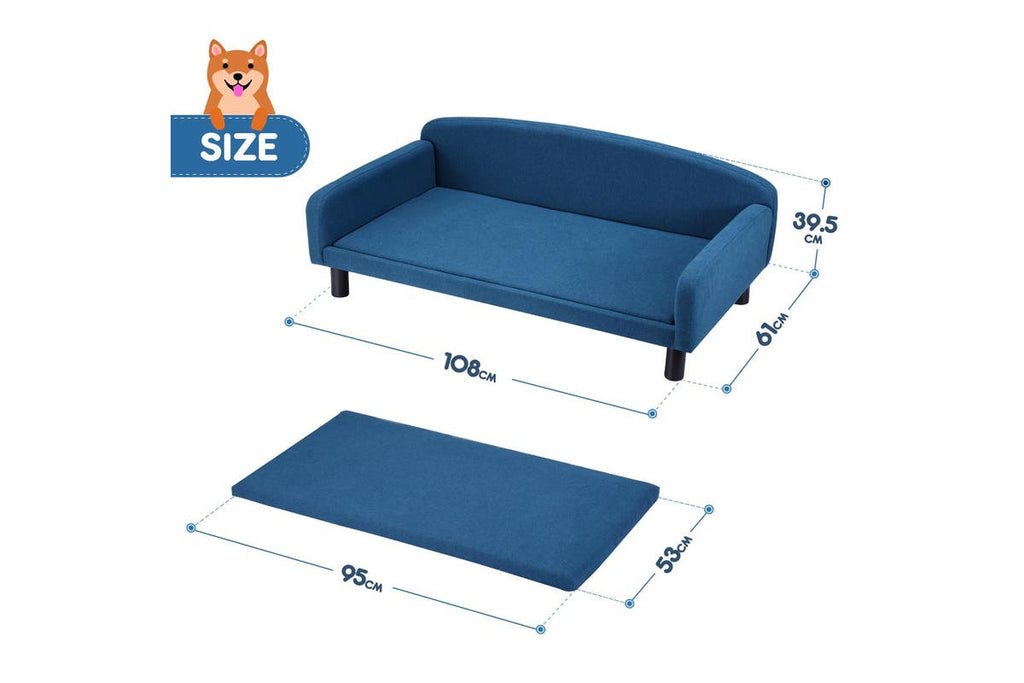 XL Dog Bed Luxury Pet Sofa Couch - House Of Pets Delight (HOPD)