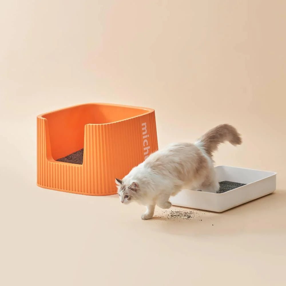 XXL BoBa Deluxe Cat Litter Box - Spacious Design with Scoop Included - House Of Pets Delight (HOPD)